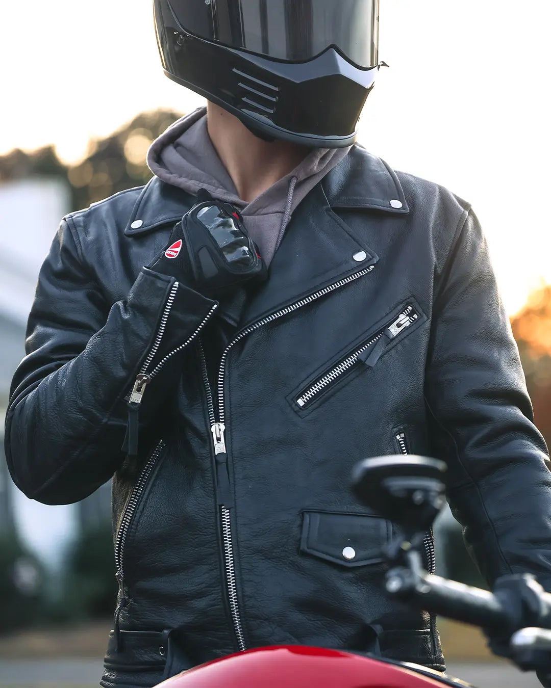 Fillmore Men's Motorcycle Leather Jacket