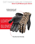 Roper Women's Motorcycle Leather Gloves