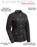 Outcast - Women's Twill Motorcycle Jacket