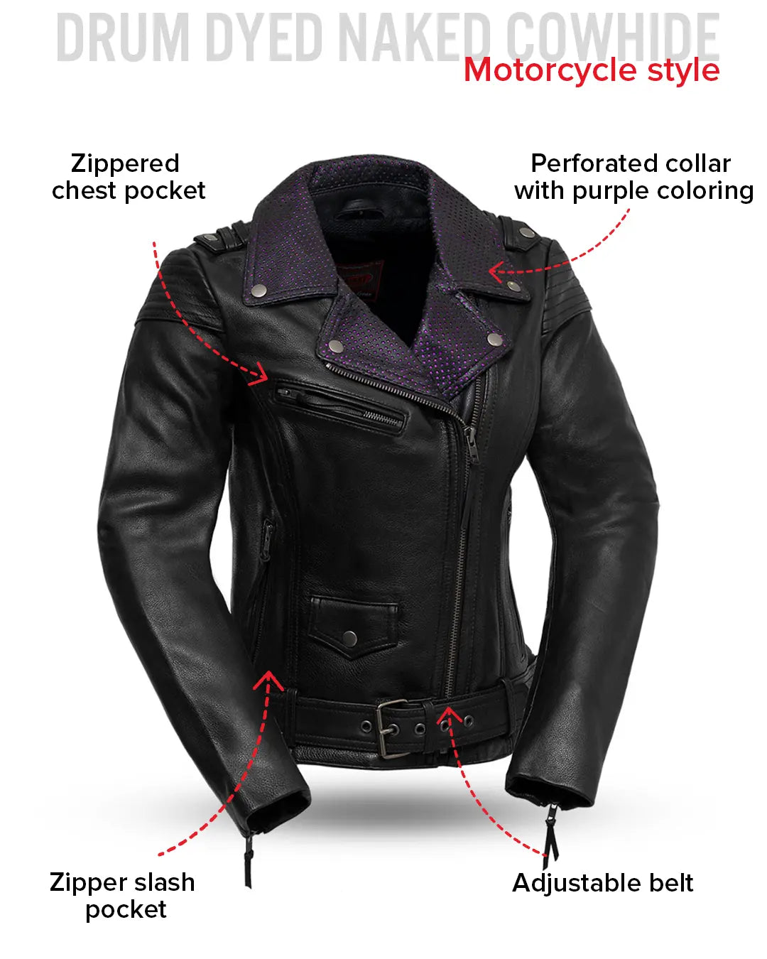 Iris - Women's Motorcycle Leather Jacket