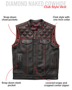 Sinister - Men's Motorcycle Leather Vest