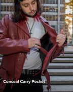 Fillmore Men's Motorcycle Leather Jacket