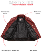 Fillmore Men's Motorcycle Leather Jacket