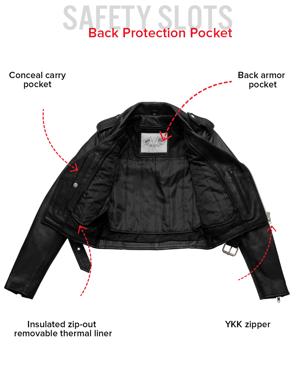 Imogen - Women's Motorcycle Leather Jacket