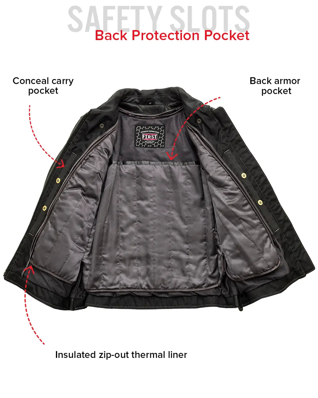 Free Spirit - Women's Motorcycle Leather Jacket