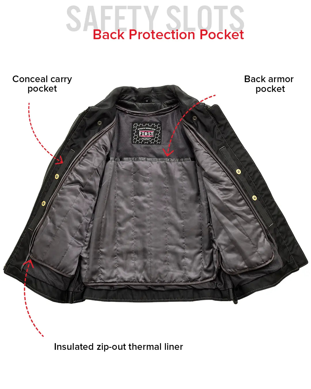Free Spirit - Women's Motorcycle Leather Jacket