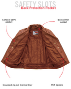 Fillmore Men's Motorcycle Leather Jacket