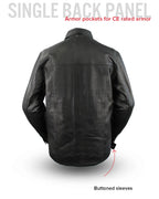Milestone - Men's Leather Motorcycle Shirt