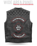 Sinister - Men's Motorcycle Leather Vest
