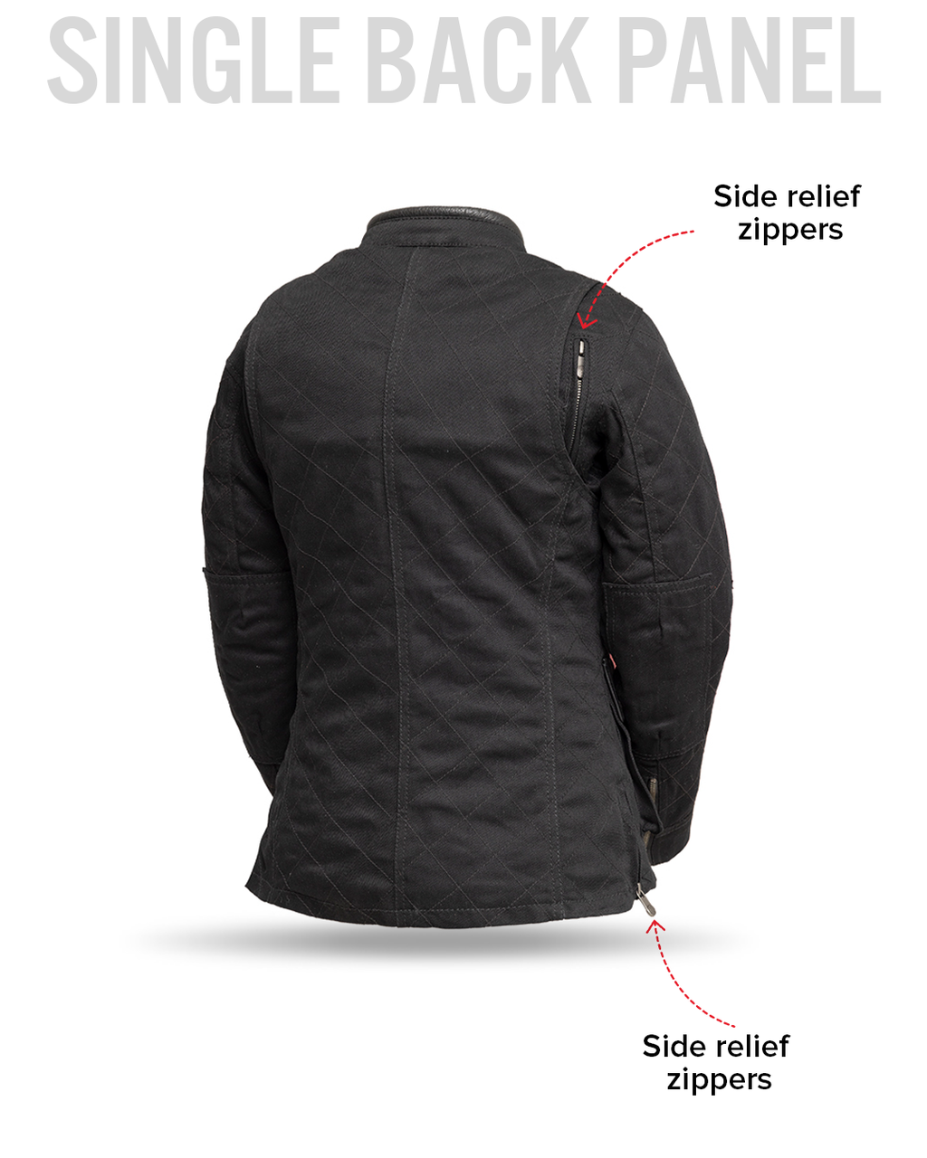 Outcast - Women's Twill Motorcycle Jacket