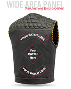 Lowside Hornet Perforated Men's Club Style Leather Vest