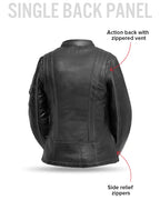 Outlander - Women's Motorcycle Leather Jacket