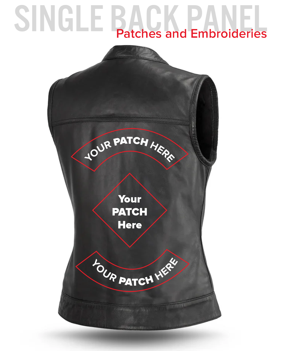 Ludlow Women's Motorcycle Leather Vest