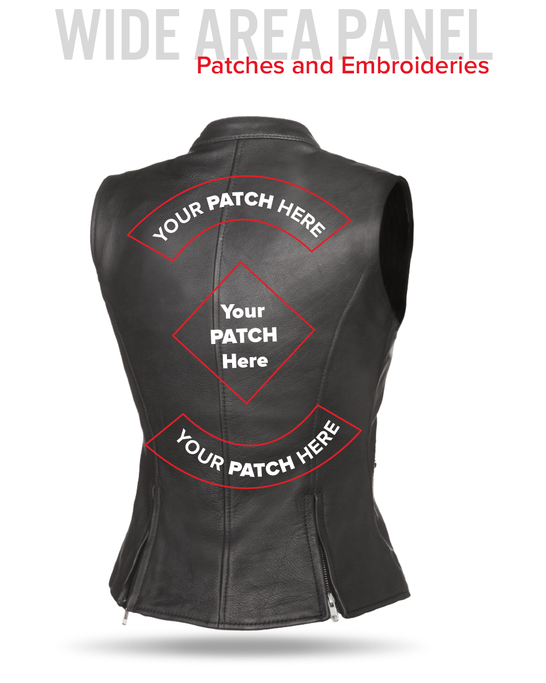 Fairmont Women's Motorcycle Leather Vest