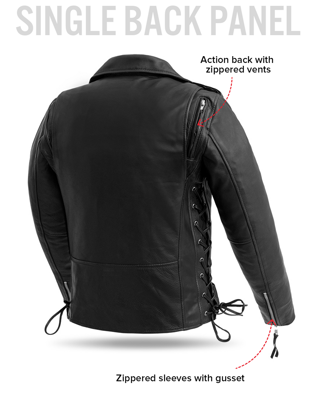 Popstar Women's  Motorcycle Leather Jacket