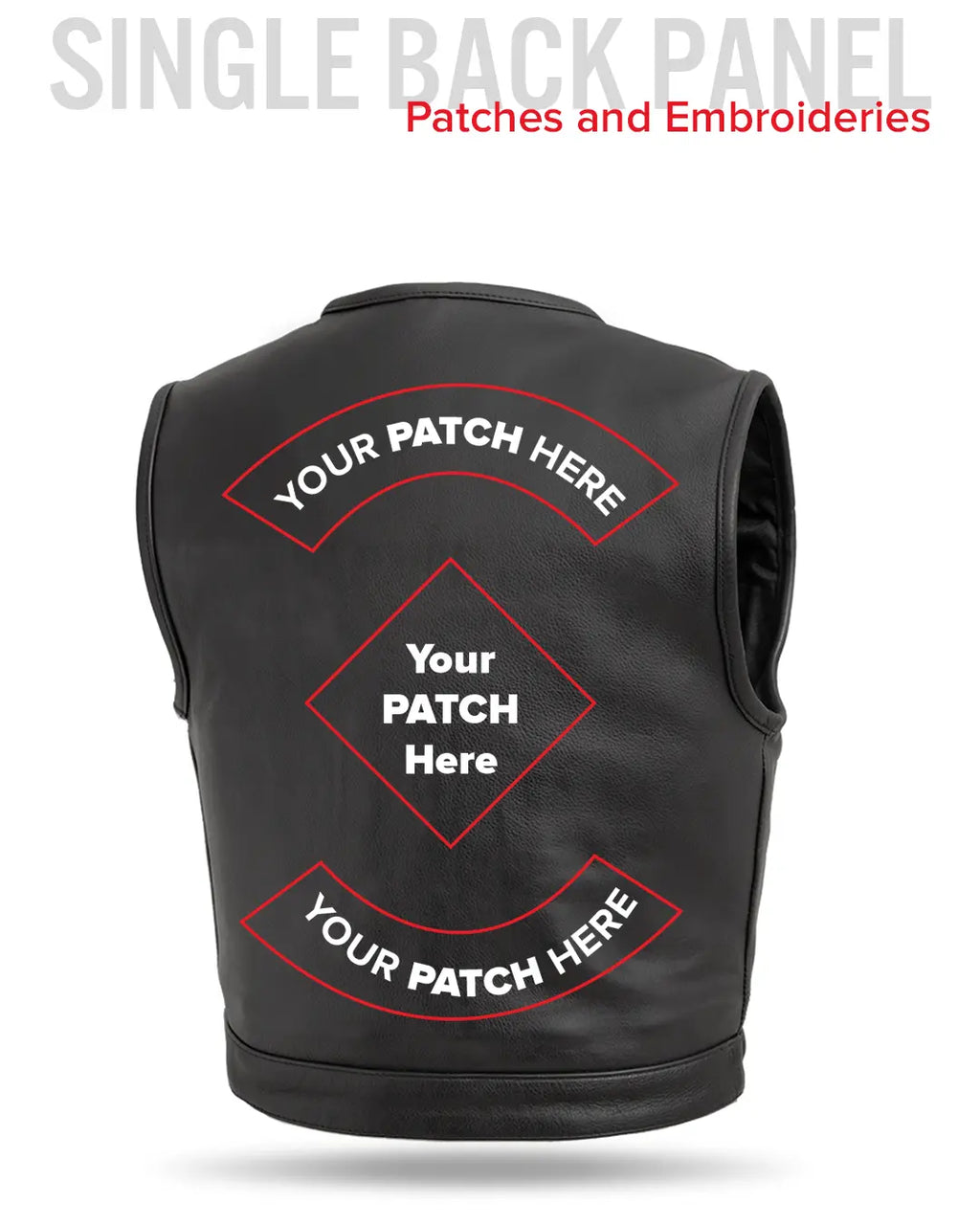 Lowside Men's Motorcycle Leather Vest