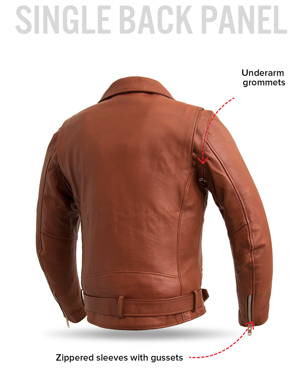 Fillmore Men's Motorcycle Leather Jacket
