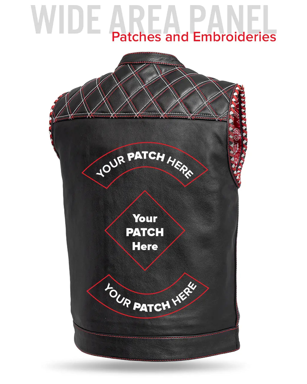 Sinister - Men's Motorcycle Leather Vest