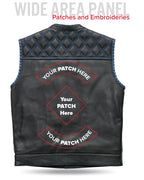 Sinister - Men's Motorcycle Leather Vest