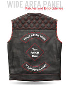 Sinister - Men's Motorcycle Leather Vest
