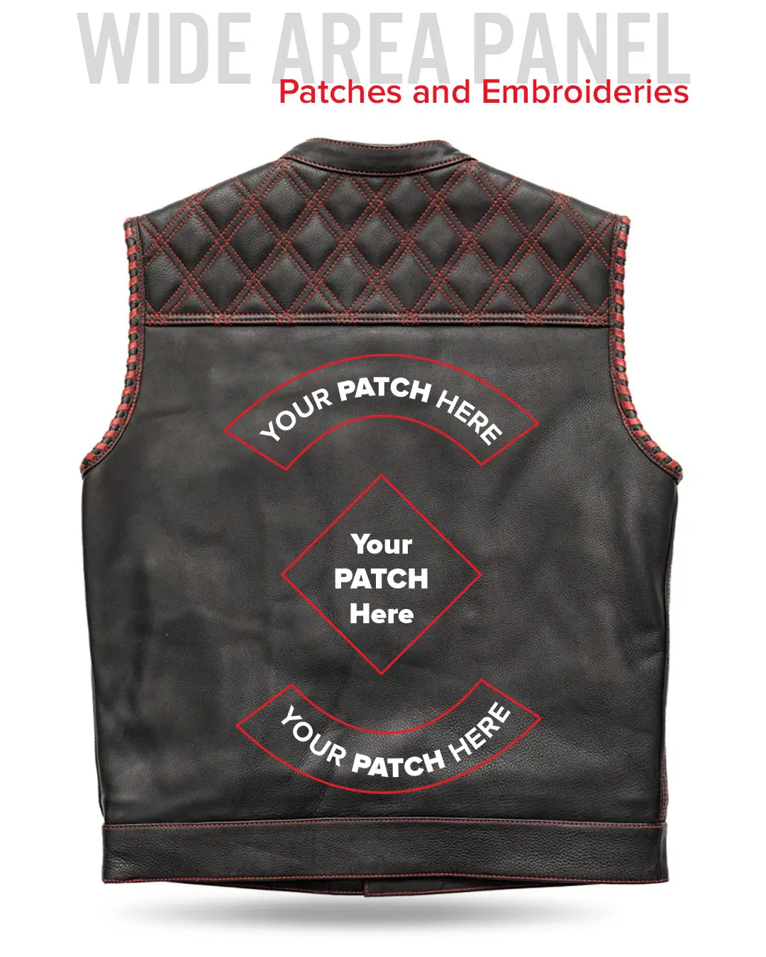 Sinister - Men's Motorcycle Leather Vest