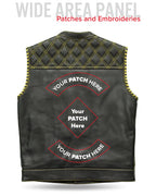 Sinister - Men's Motorcycle Leather Vest