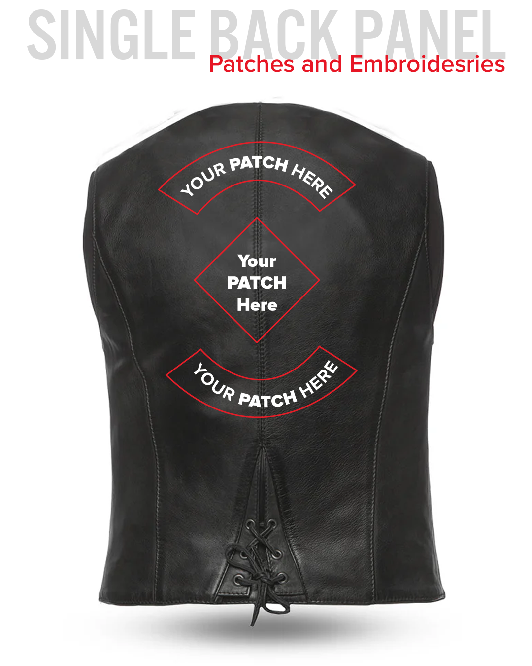 Savannah Women's Western Style Motorcycle Leather Vest