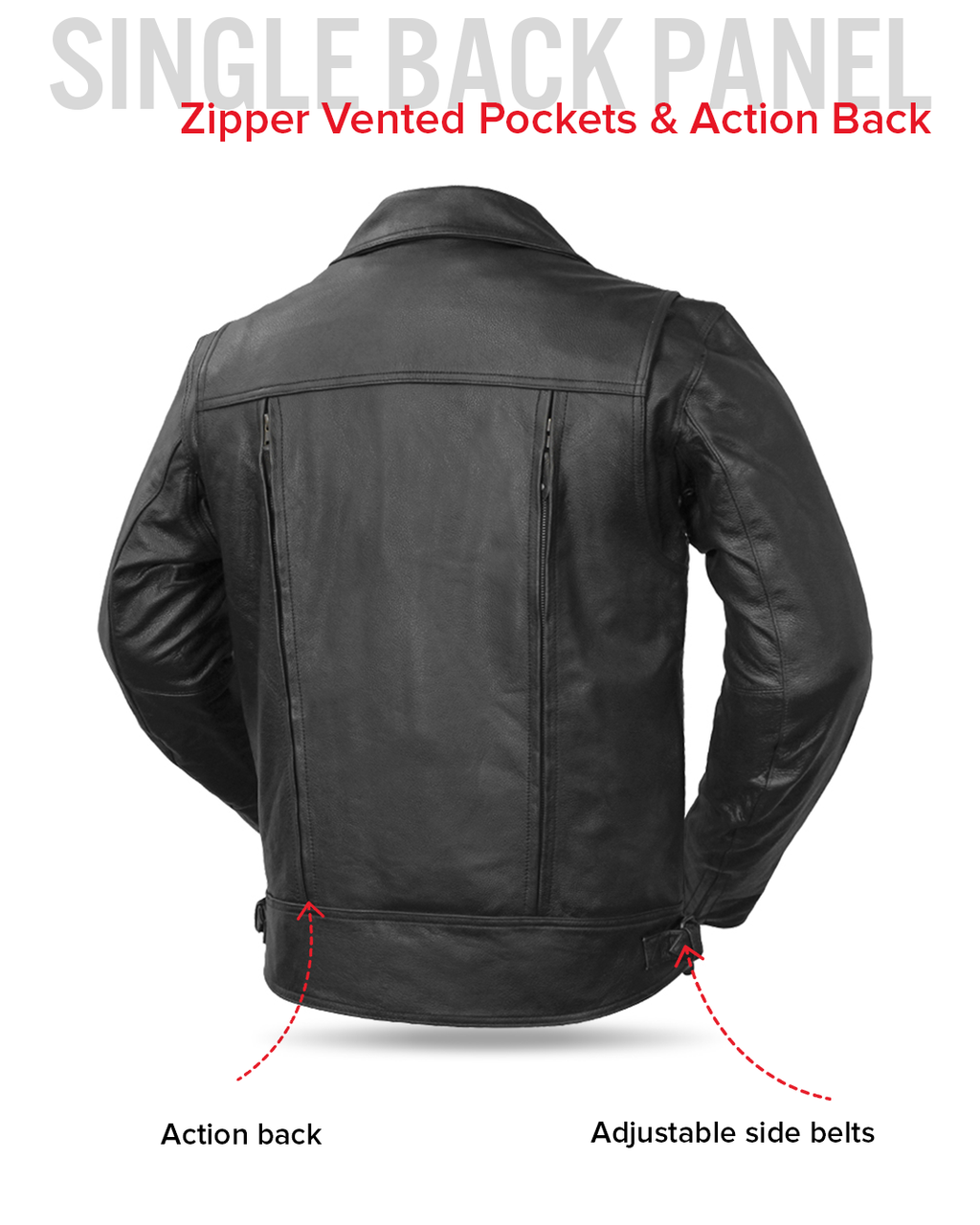 Mastermind Men's Motorcycle Leather Jacket
