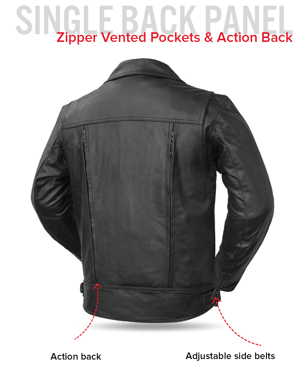 Mastermind Men's Motorcycle Leather Jacket