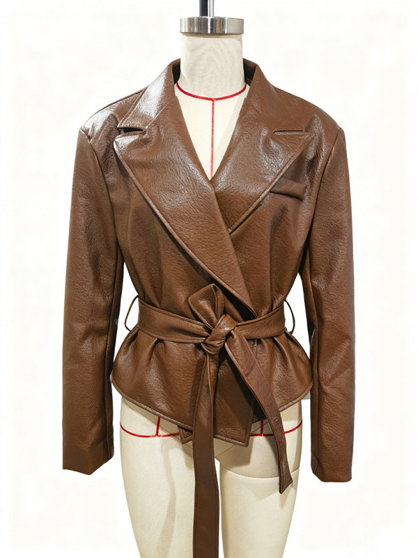 Cool Strapped Temperament Motorcycle Jacket