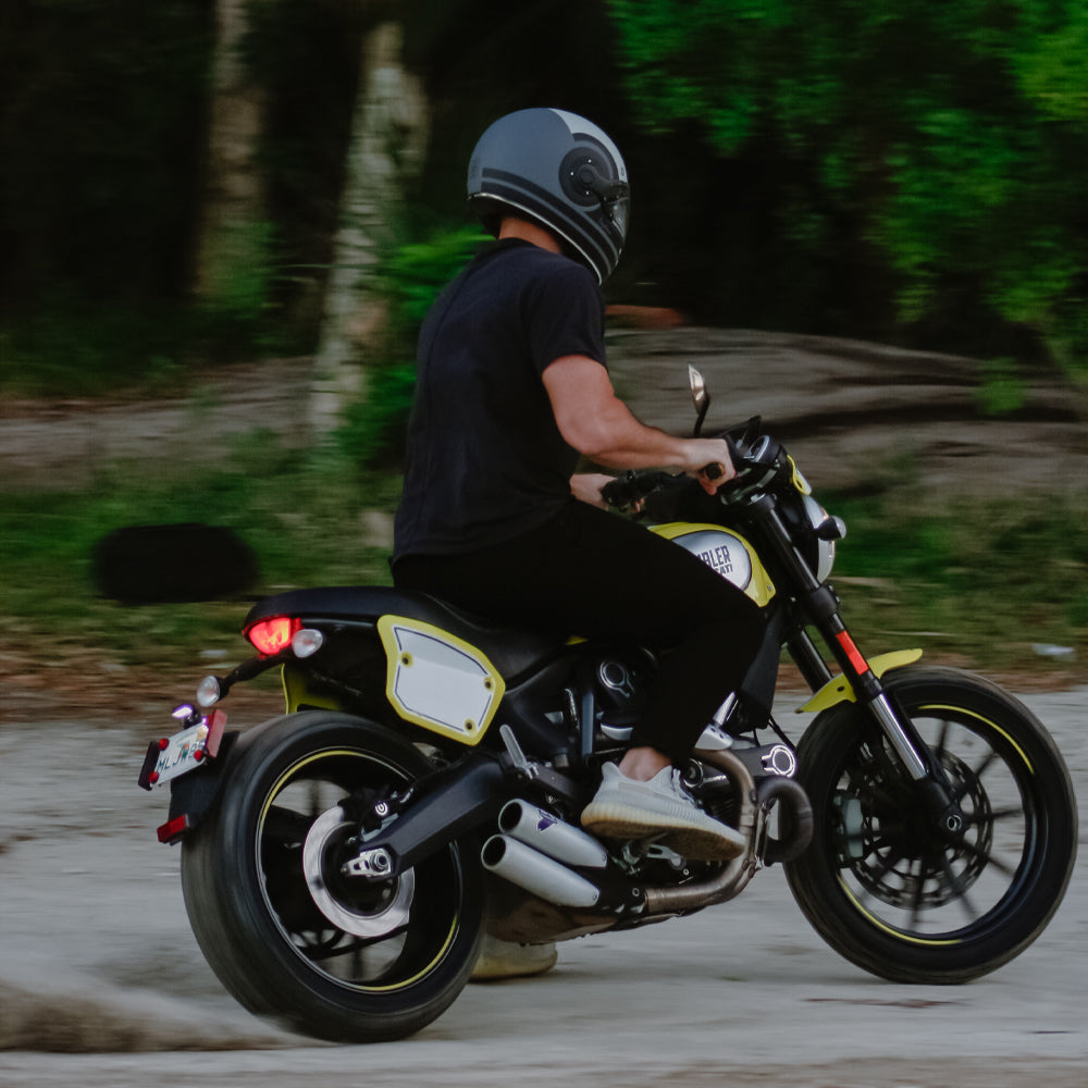 D.O.T. & ECE Daytona Retro Full Face Motorcycle Helmet: Vintage Style for Men, Women, & Youth - W/ Racer
