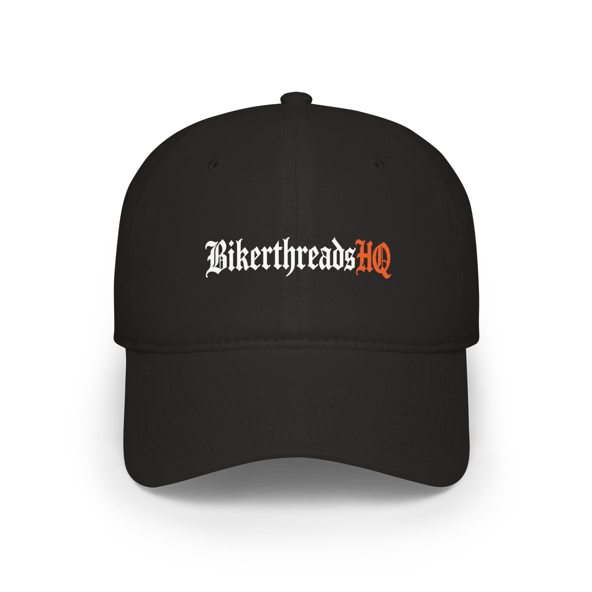 BikerthreadsHQ Embroidered Motorcycle Logo Hat