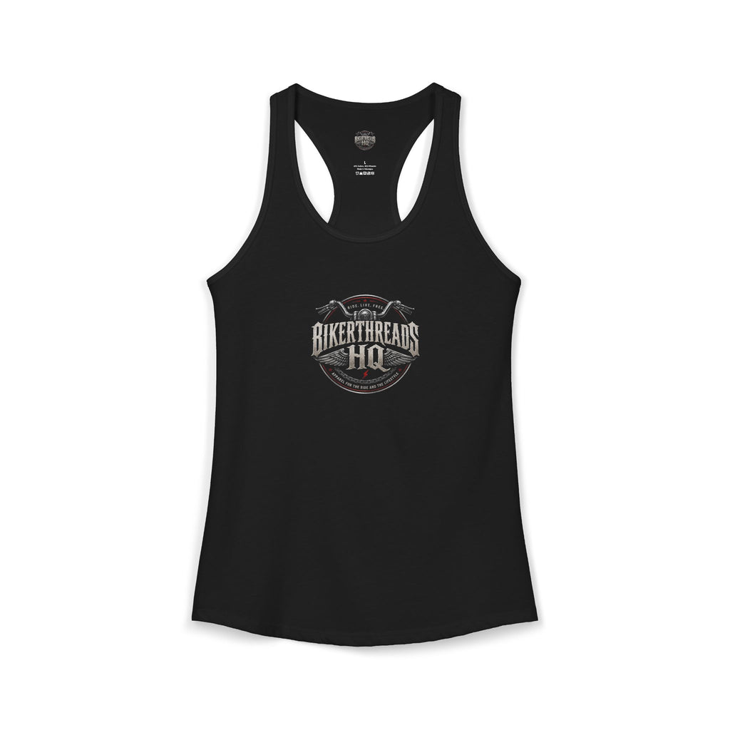 Bikerthreads HQ Biker Prayer Women's Ideal Racerback Tank