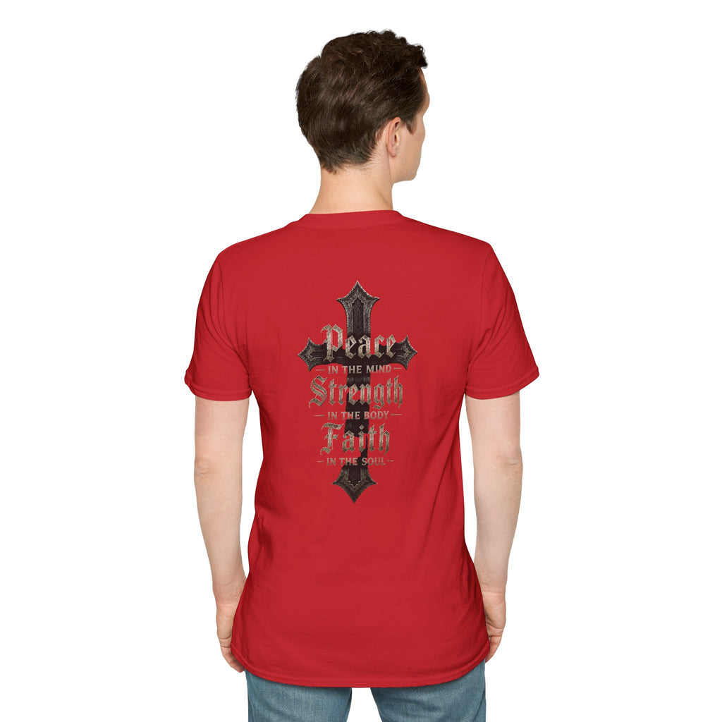BikerThreads HQ Peace, Strength, Faith Tee