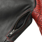 Redstrike Men’s Motorcycle Leather Jacket