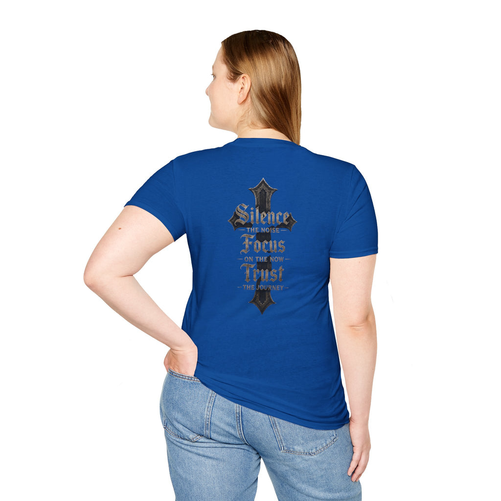 Bikerthreads HQ Silence the noise, Focus on the now, Trust the journey Tee