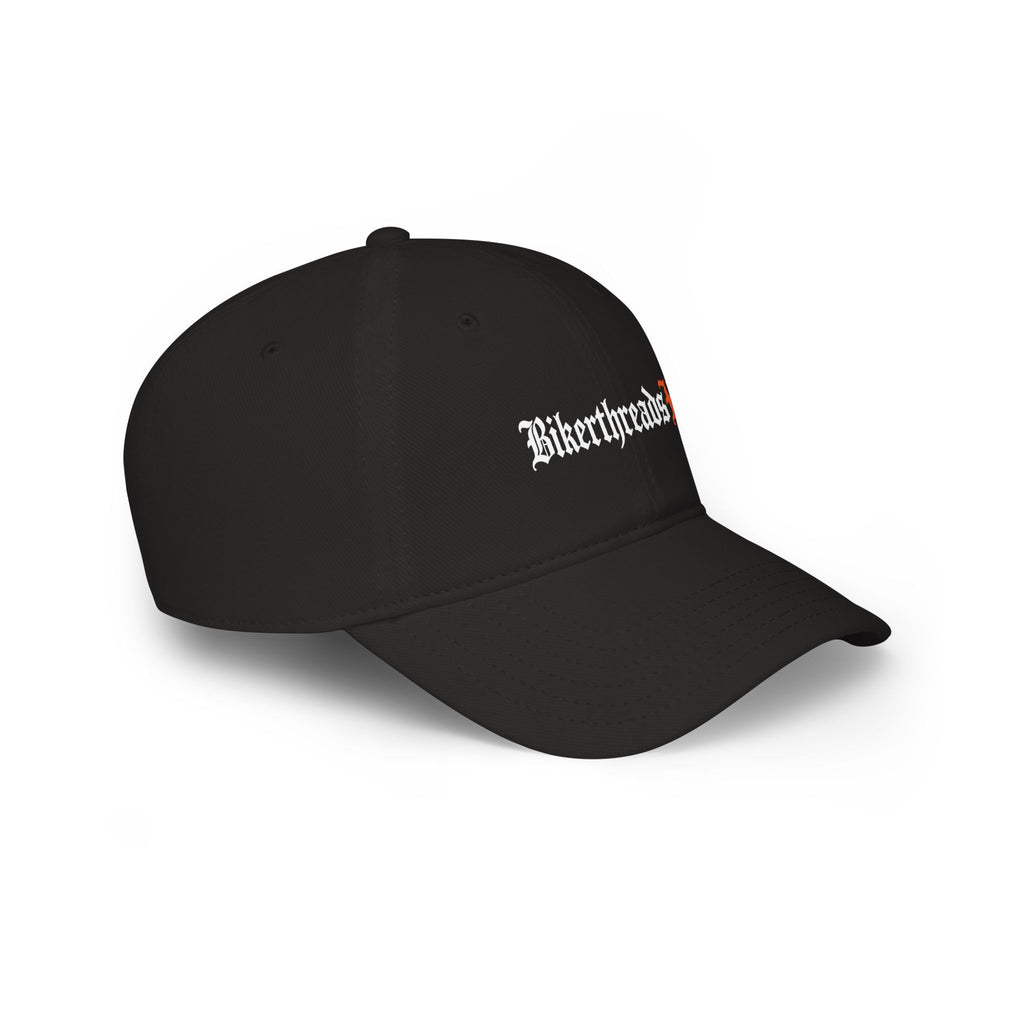 BikerthreadsHQ Embroidered Motorcycle Logo Hat