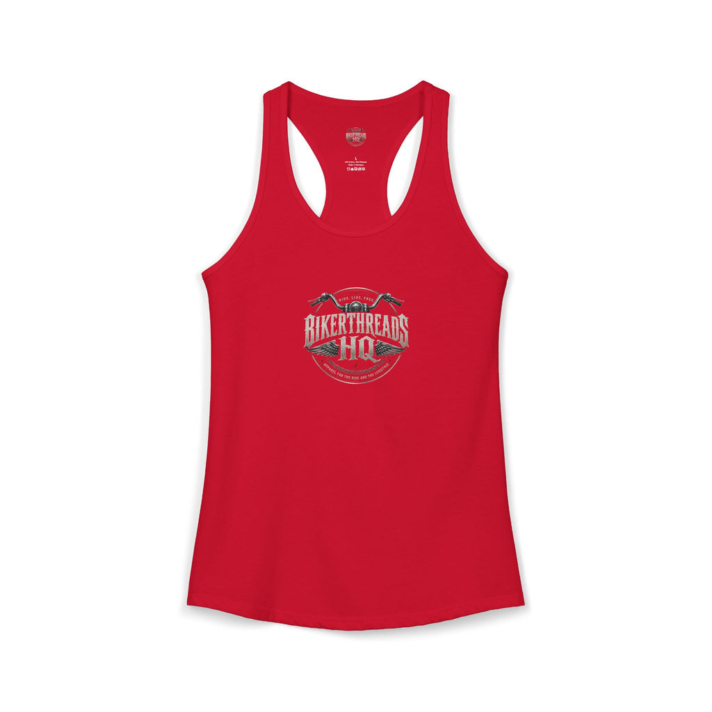 Bikerthreads HQ Biker Prayer Women's Ideal Racerback Tank