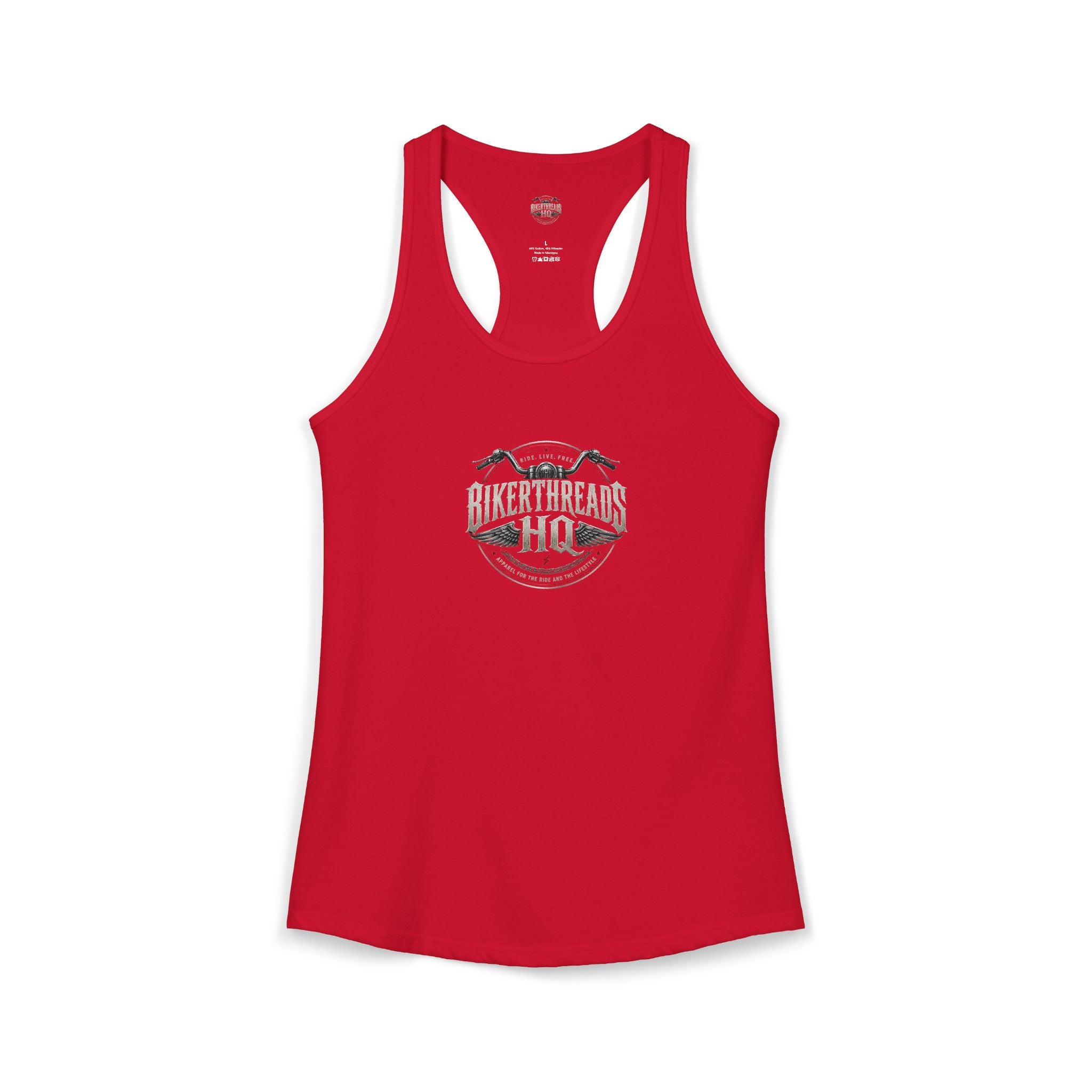Bikerthreads HQ Biker Prayer Women's Ideal Racerback Tank