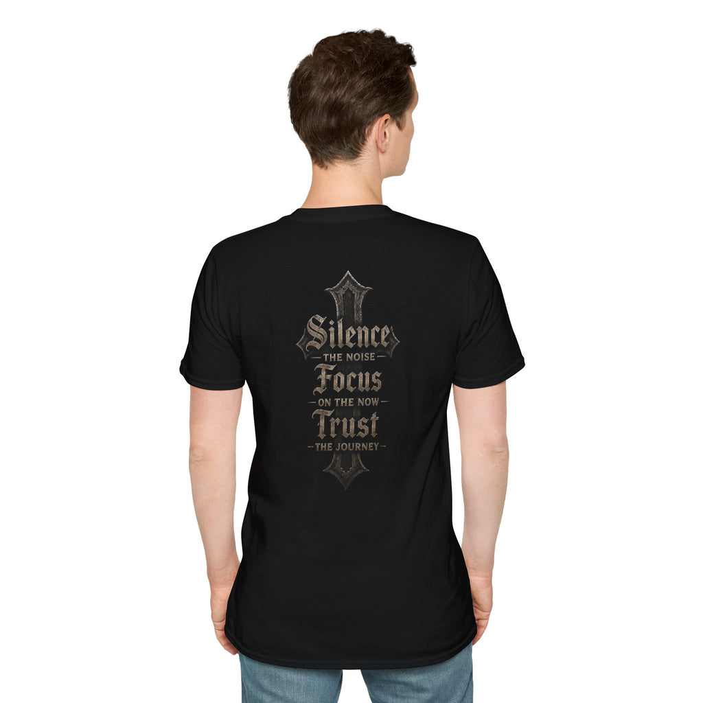 Bikerthreads HQ Silence the noise, Focus on the now, Trust the journey Tee