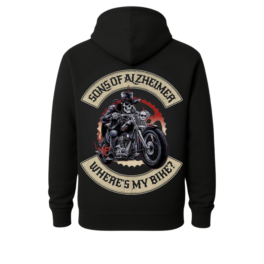 Born To Ride Motorcycle Rider Hoodie