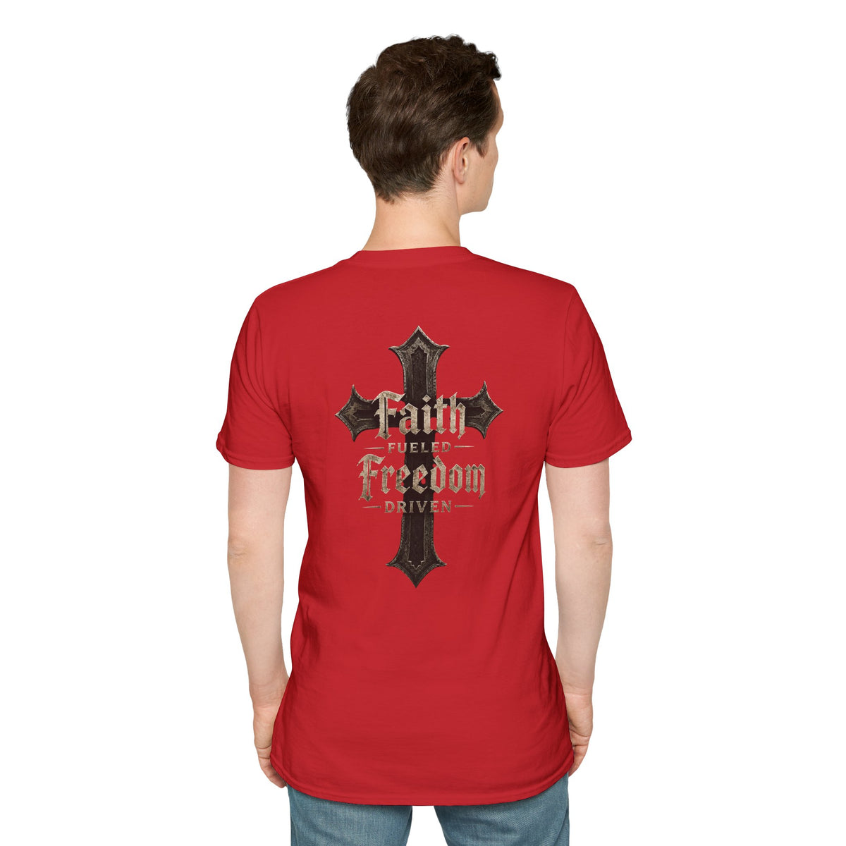 Bikerthreads HQ Faith Fueled Freedom Driven Tee