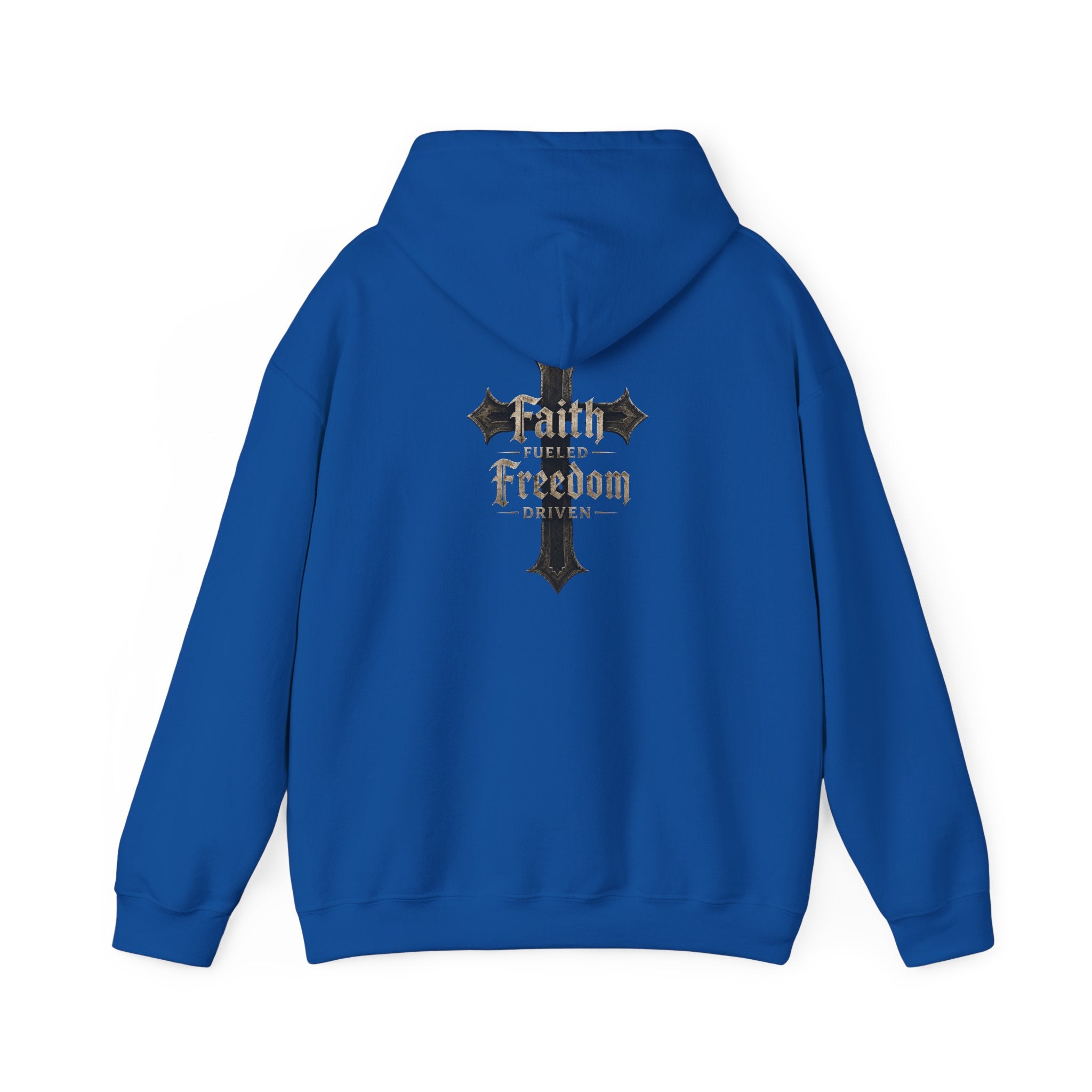 BikerThreads HQ Faith Fueled Freedom Driven Hoodie