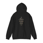 BikerThreads HQ Peace Strength Faith Hoodie