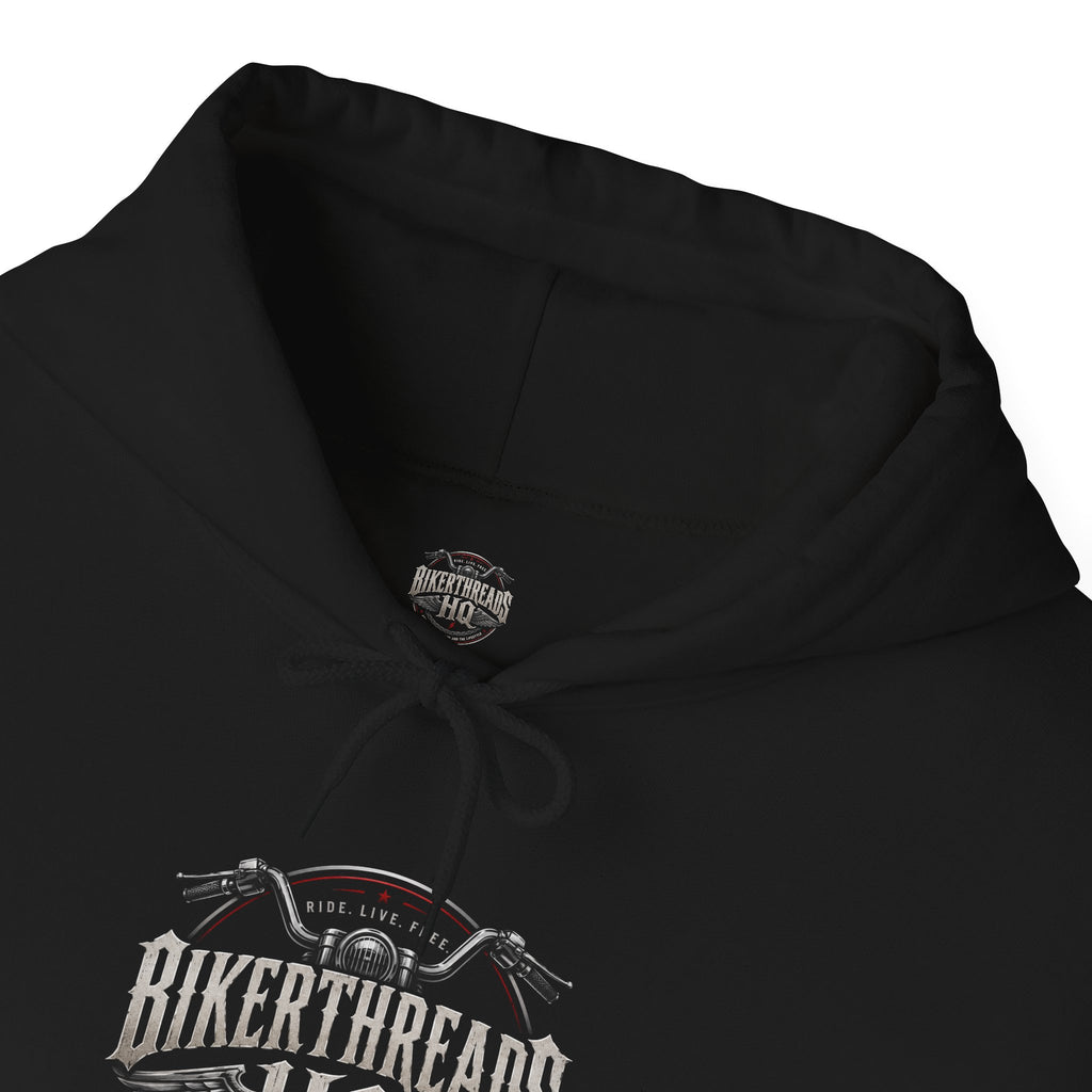 BikerThreads HQ Faith Fueled Freedom Driven Hoodie