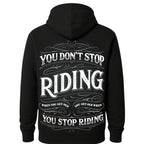 Inspirational Motorcycle Quotes Biker Hoodie