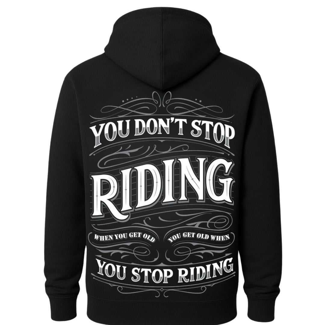 Inspirational Motorcycle Quotes Biker Hoodie