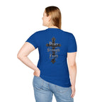 BikerThreads HQ Peace, Strength, Faith Tee