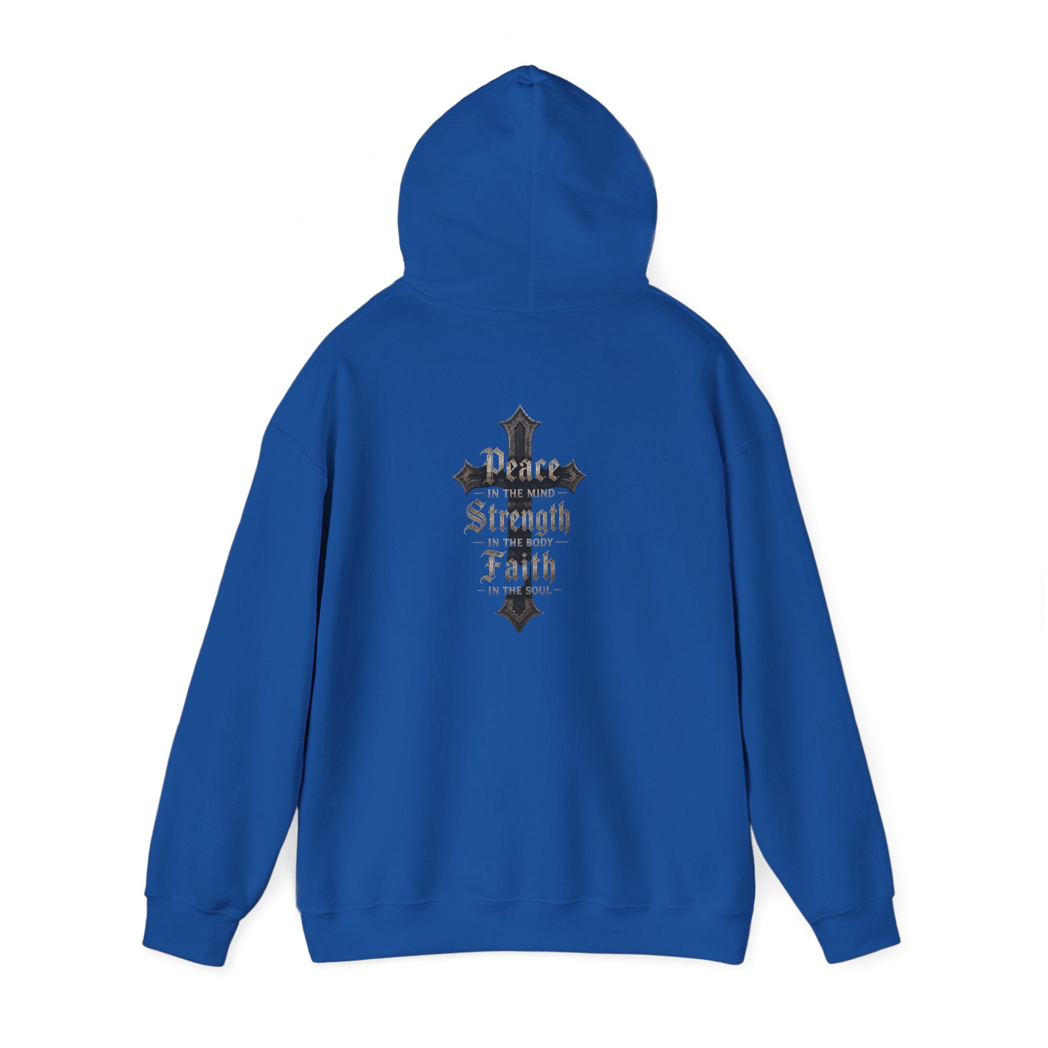 BikerThreads HQ Peace Strength Faith Hoodie