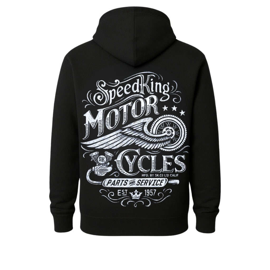 Born To Ride Motorcycle Rider Hoodie
